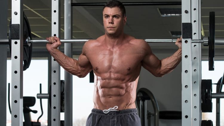 Barbell Squats Abs