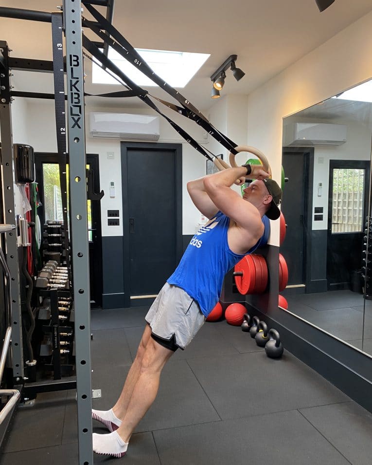 Bodyweight Ring Curls