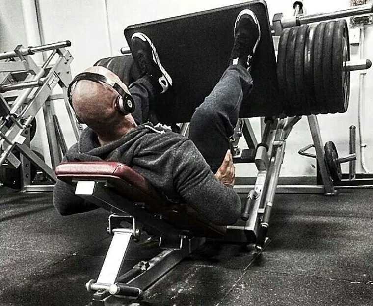 Dwayne Johnson Leg Press