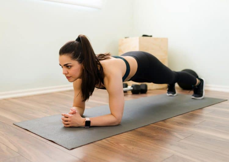 Practicing A Plank
